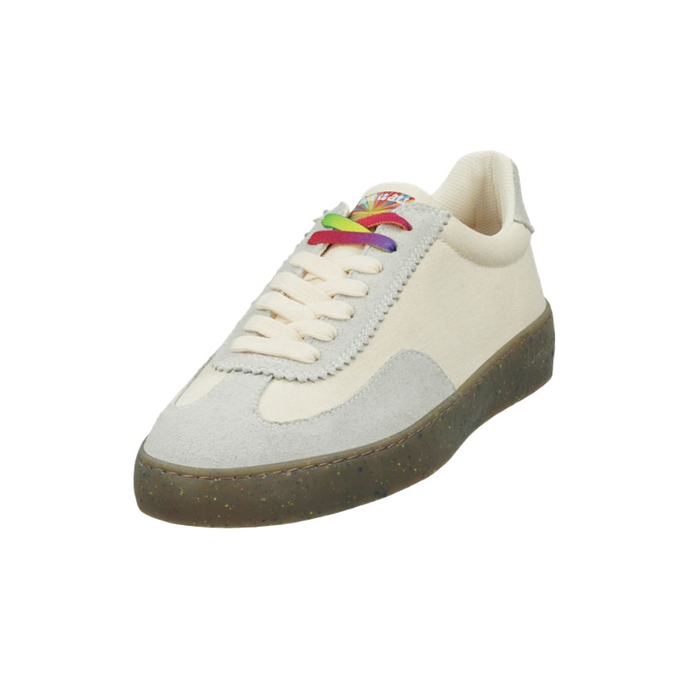 Scotch & Soda witte linnen lage sneakers