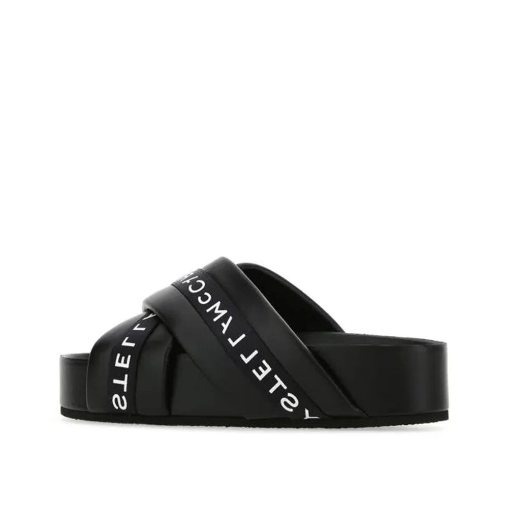 Stella McCartney Zwarte Polyethyleen Slippers