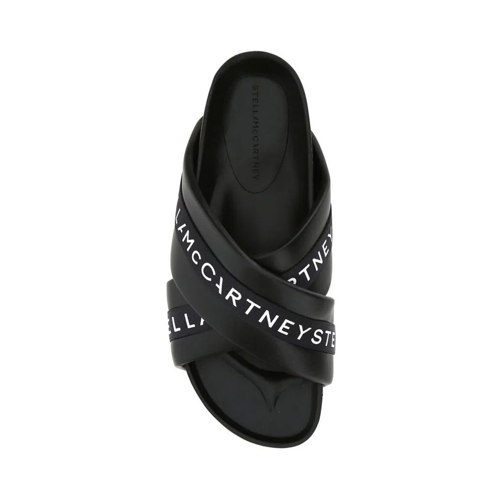Stella McCartney Zwarte Polyethyleen Slippers
