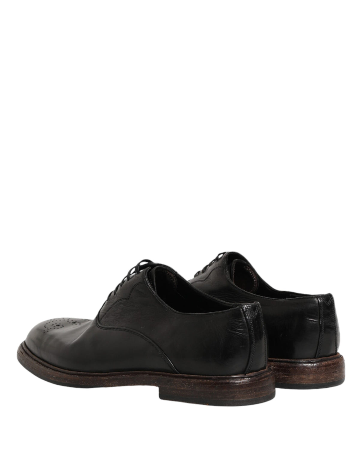 Dolce & Gabbana Zwarte Oxfords van Kalfsleer