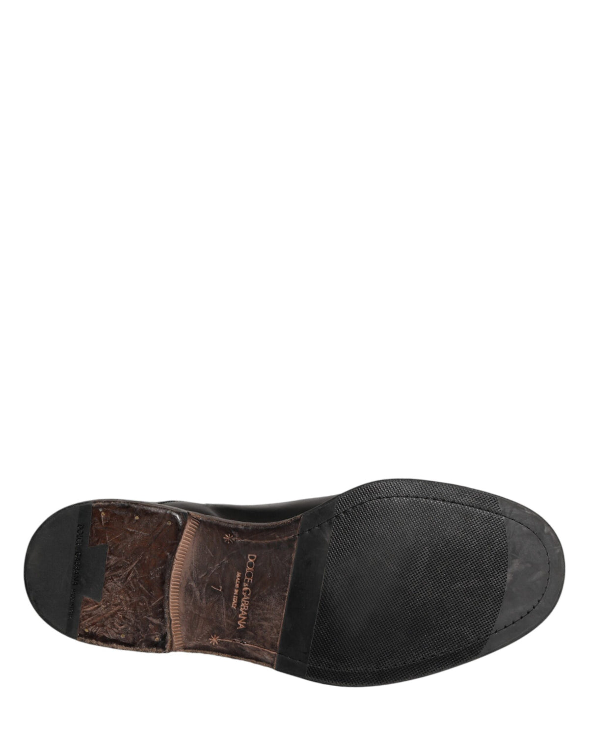 Dolce & Gabbana Zwarte Oxfords van Kalfsleer
