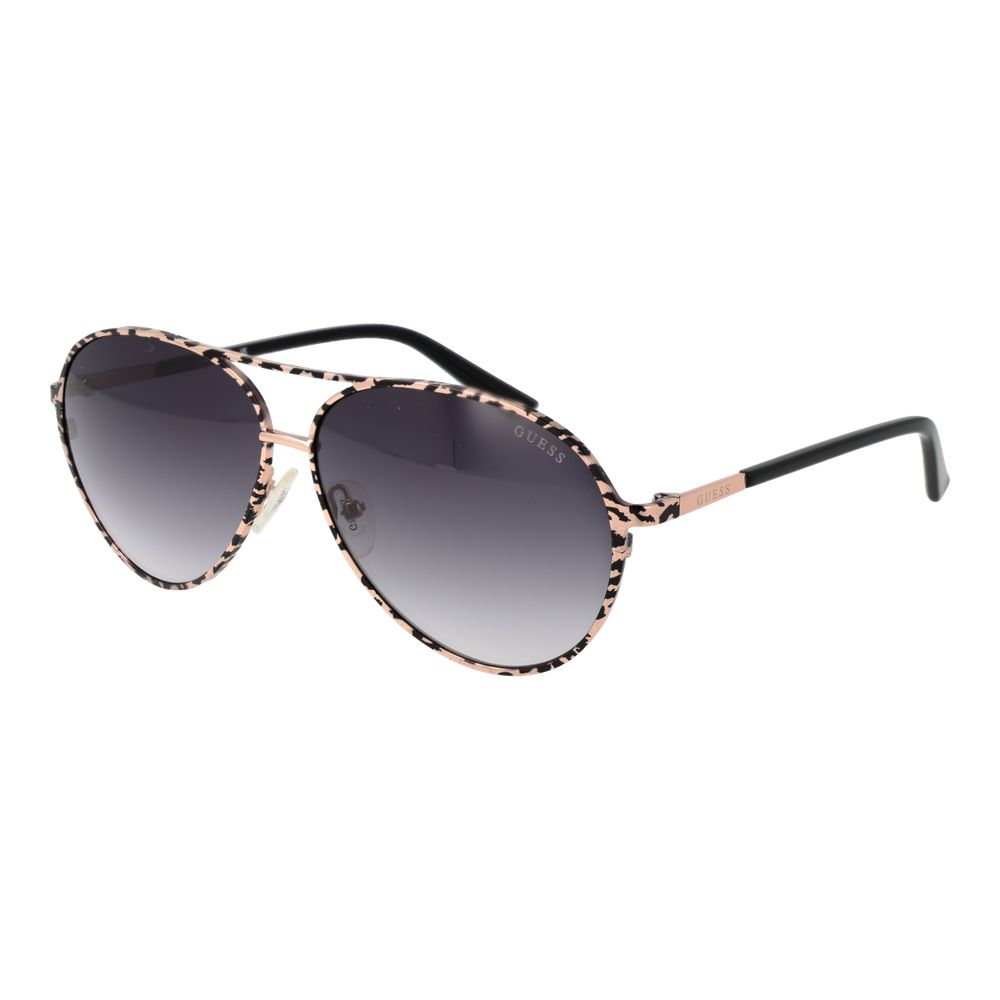 Guess Zwarte metalen zonnebril