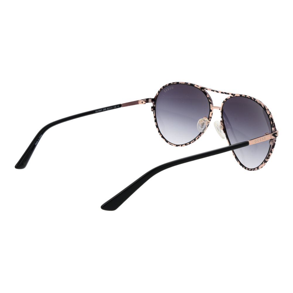 Guess Zwarte metalen zonnebril