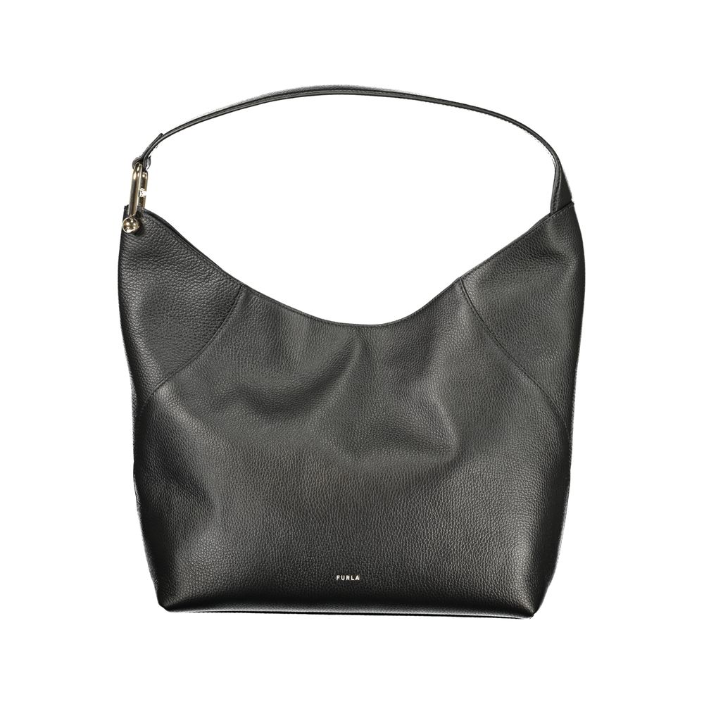 Furla Black Leather Women's Shoulder Bag