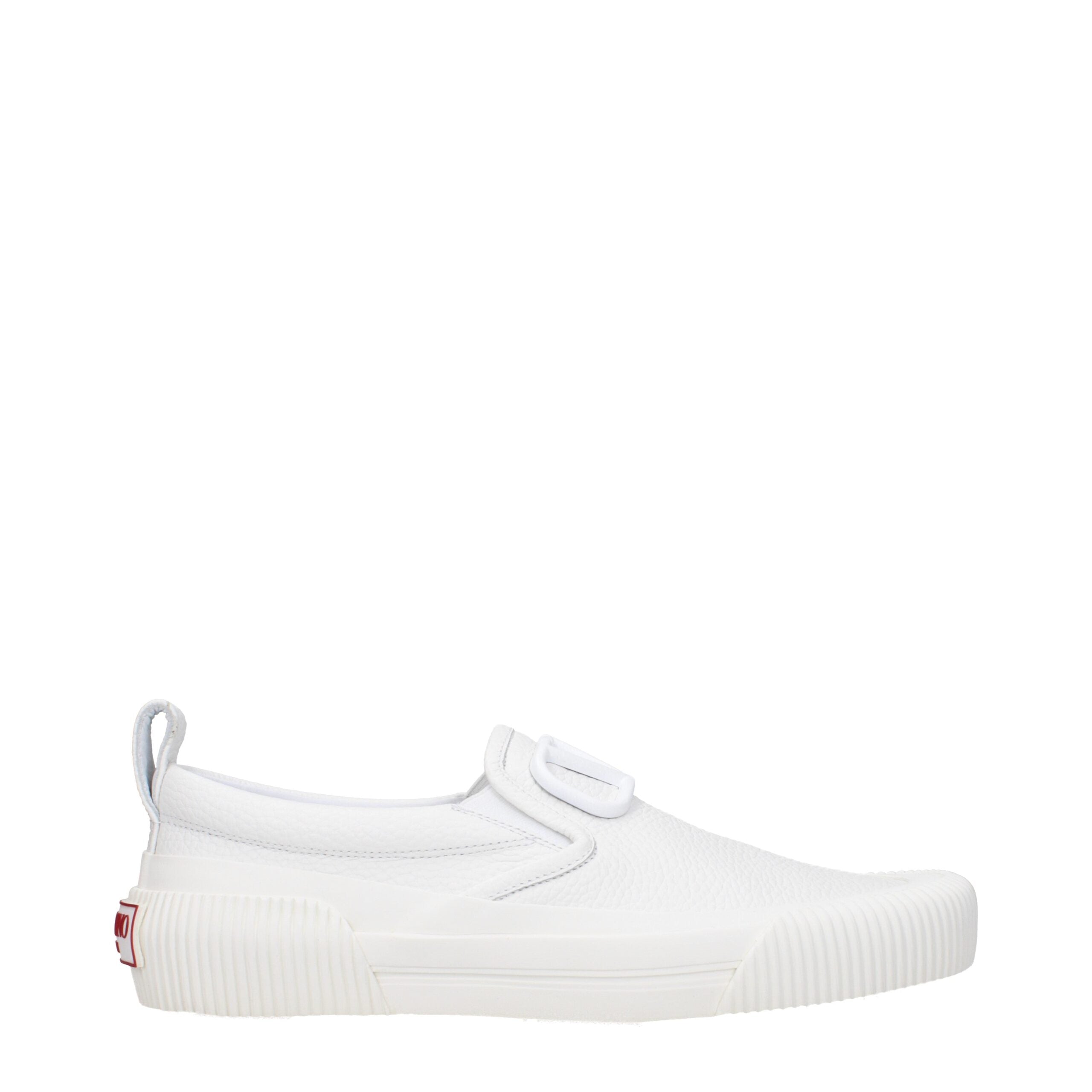 Valentino Garavani Witte Leren Instapschoenen
