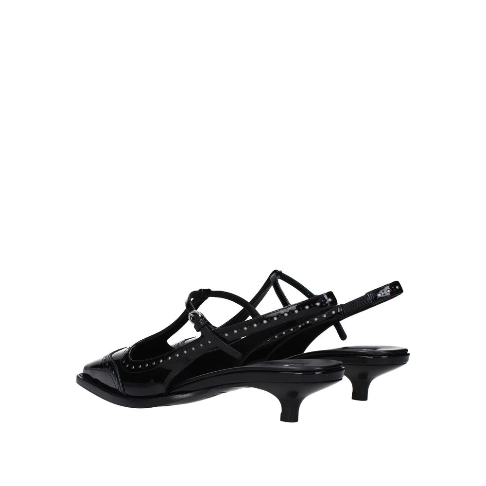 Miu Miu Black Calfskin High Heel Pumps