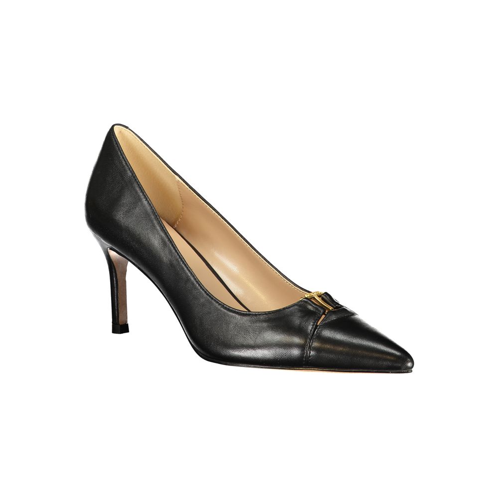 Twinset Black Leather Women's Classic Shoe