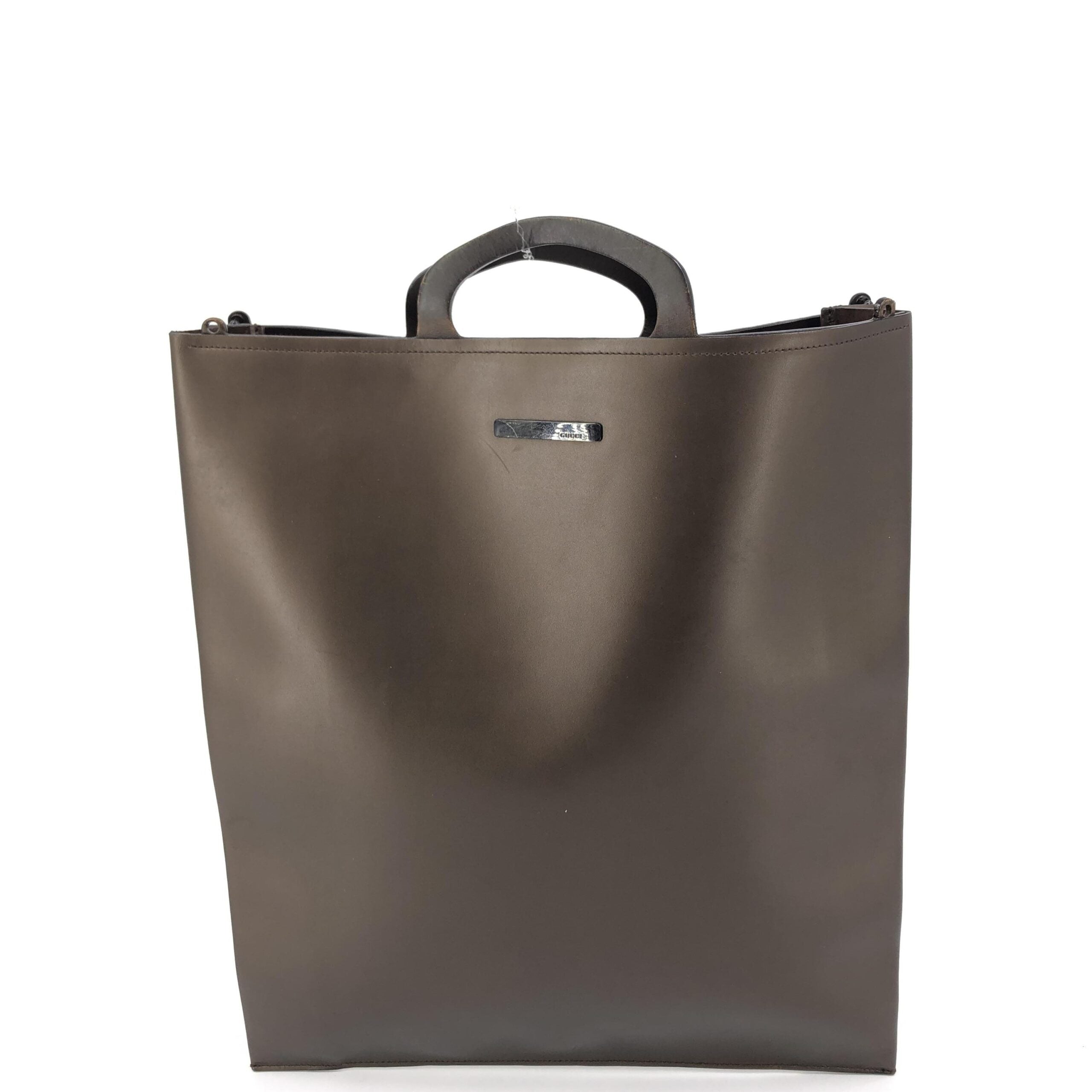 Sac à main Gucci en cuir marron