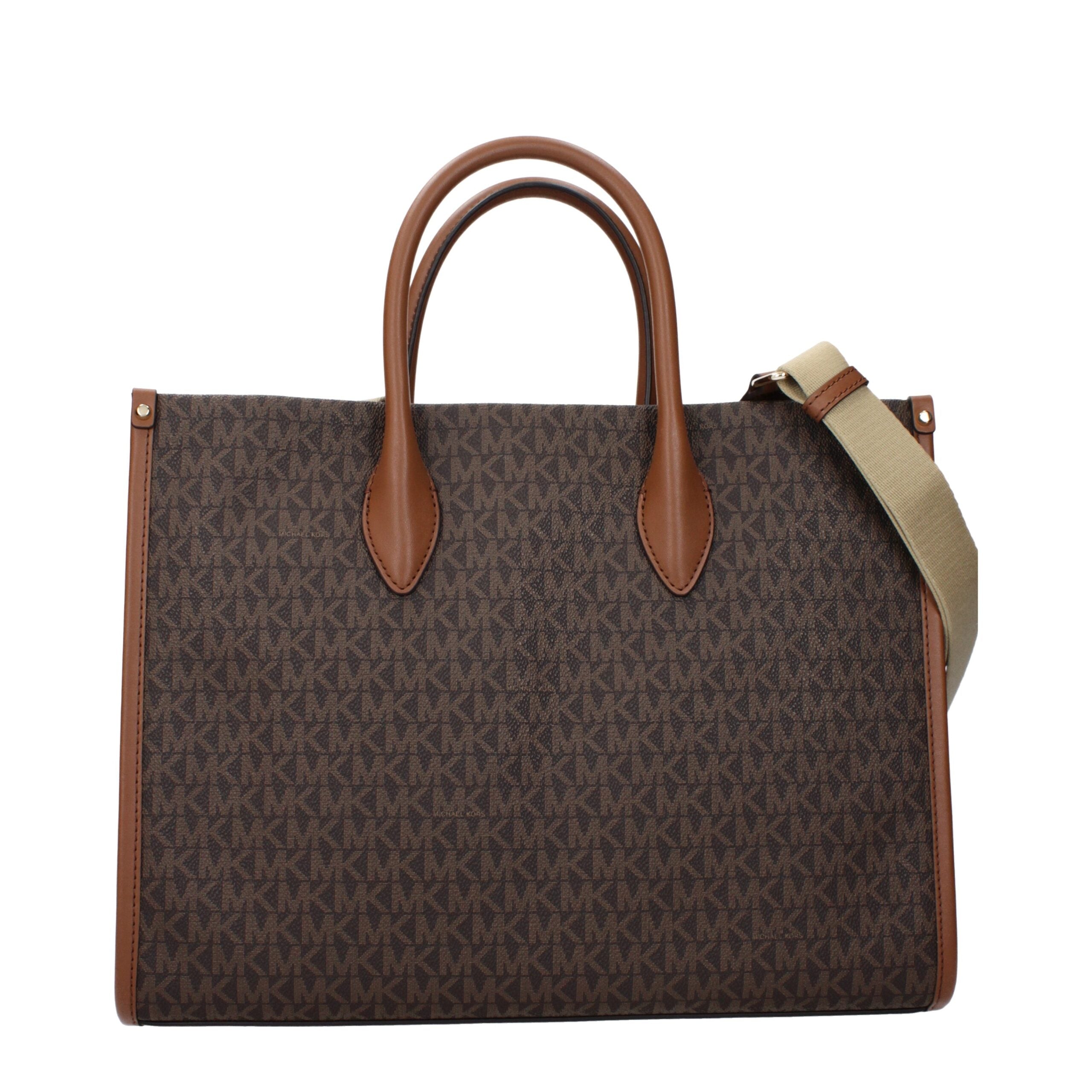 Michael Kors Bruine Stoffen Handtas