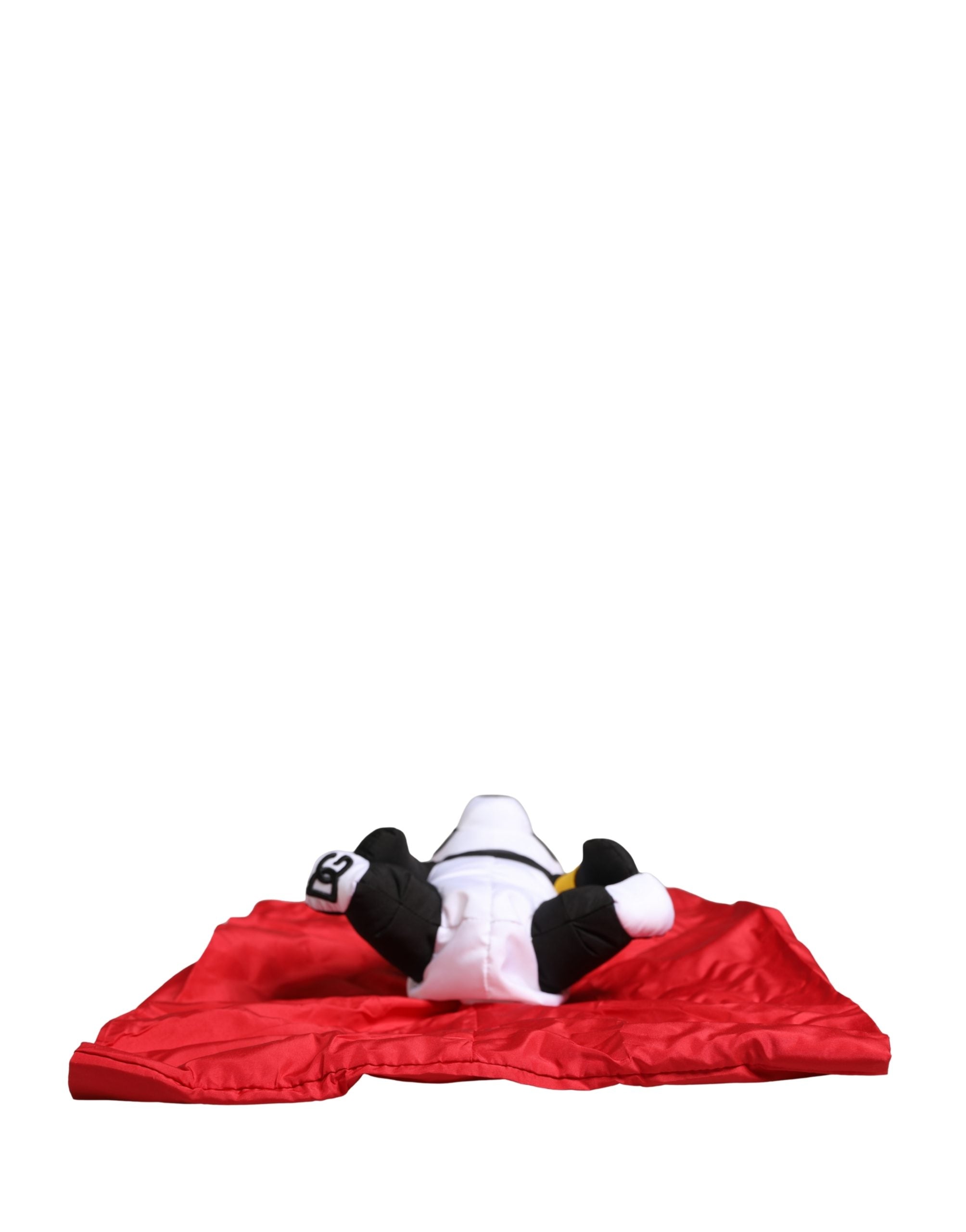 Dolce & Gabbana Men Red Polyester Panda Stuffed Ecobag Tote Bag