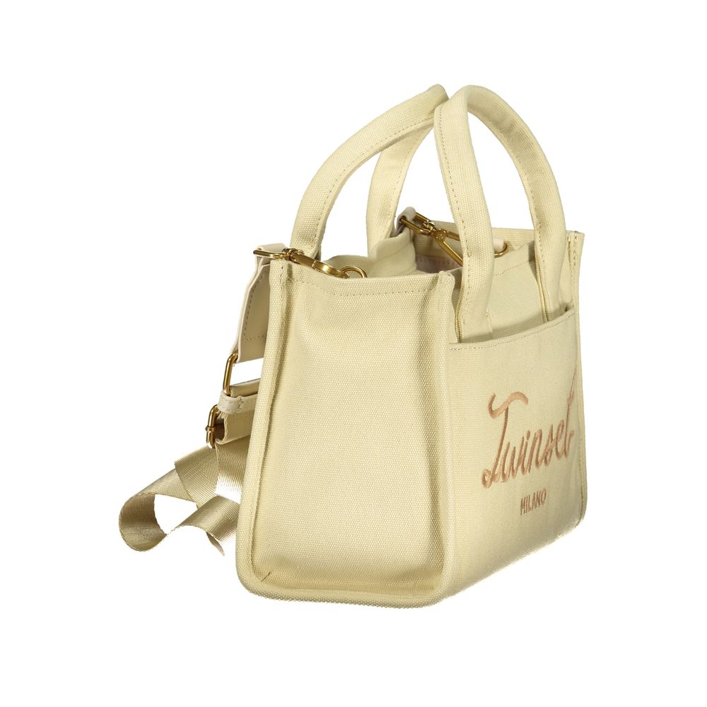 Twinset Beige Cotton Women's Handbag
