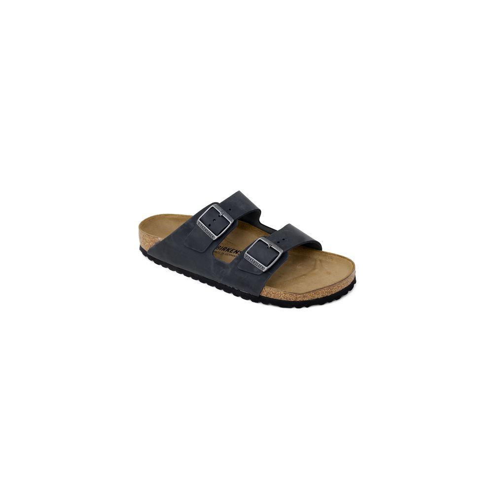 Birkenstock Sandales Plates Synthétiques Noires