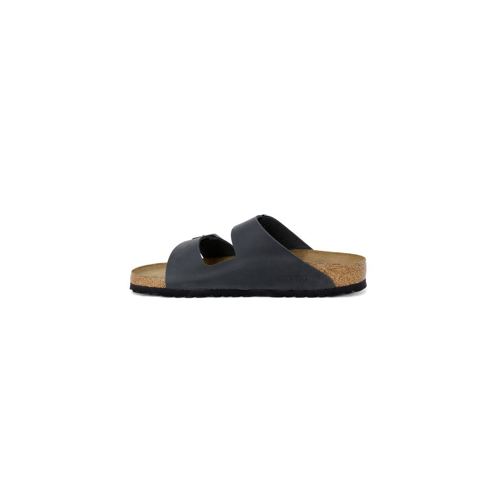 Birkenstock Sandales Plates Synthétiques Noires