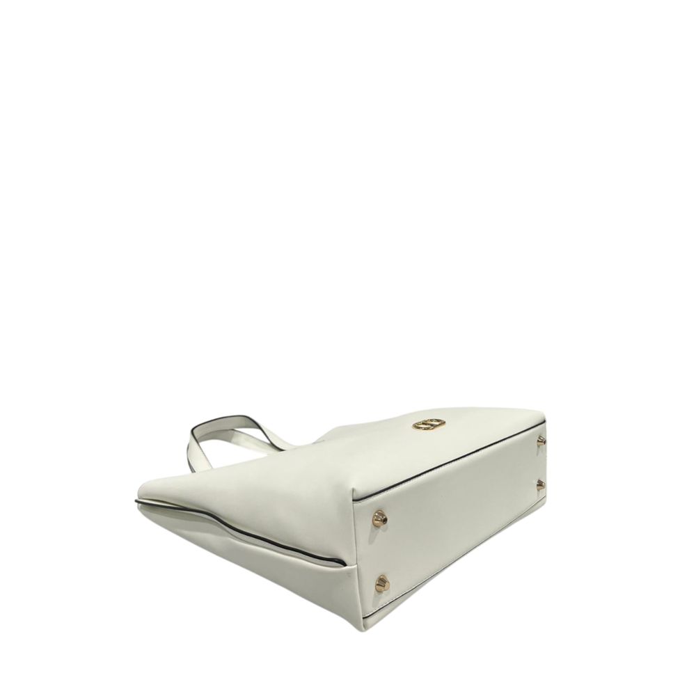 Twinset White PU Women's Handbag