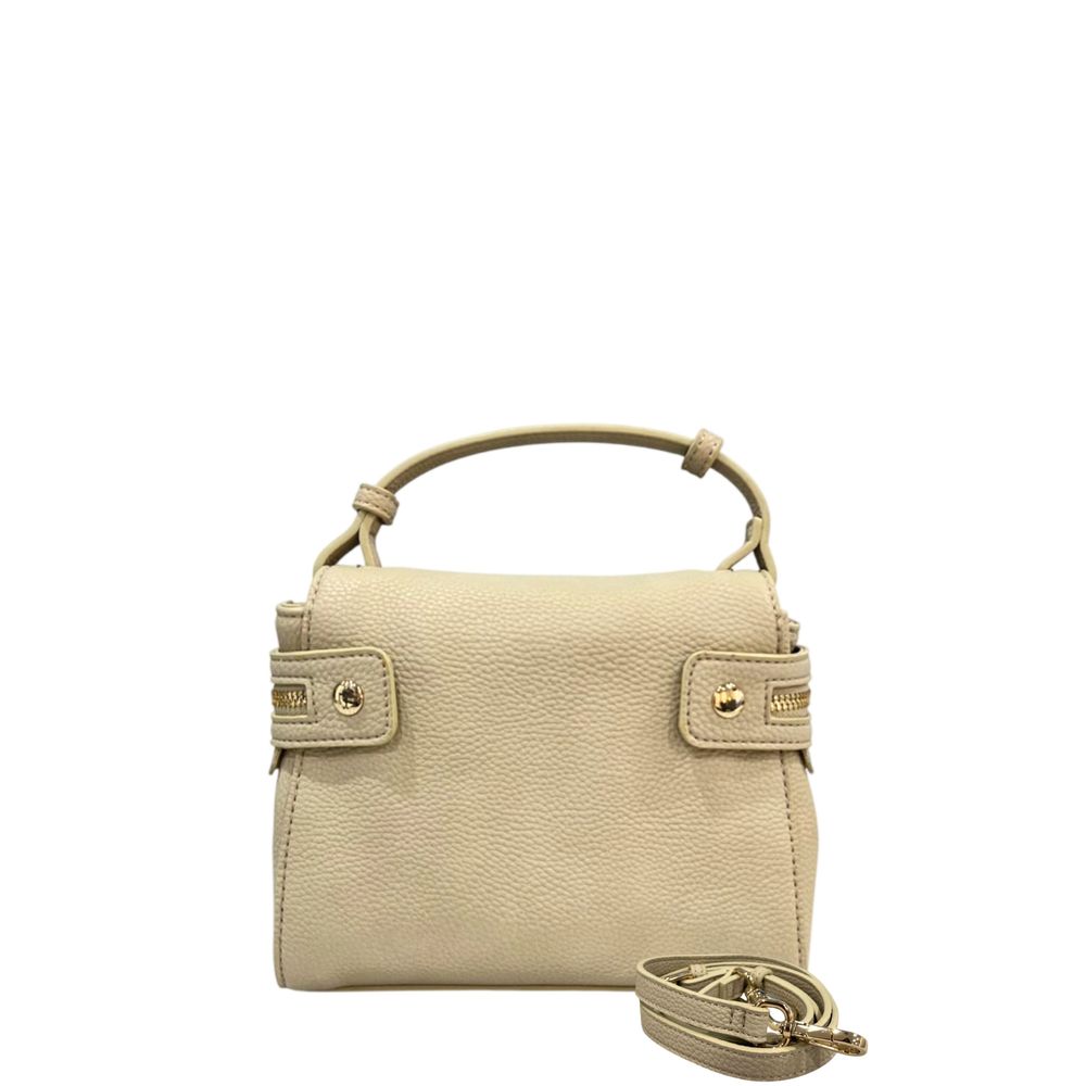 Twinset Beige PU Women's Handbag