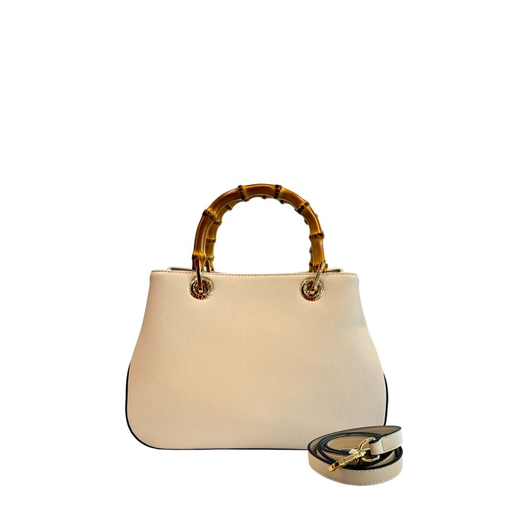 Twinset Beige PU Women's Handbag