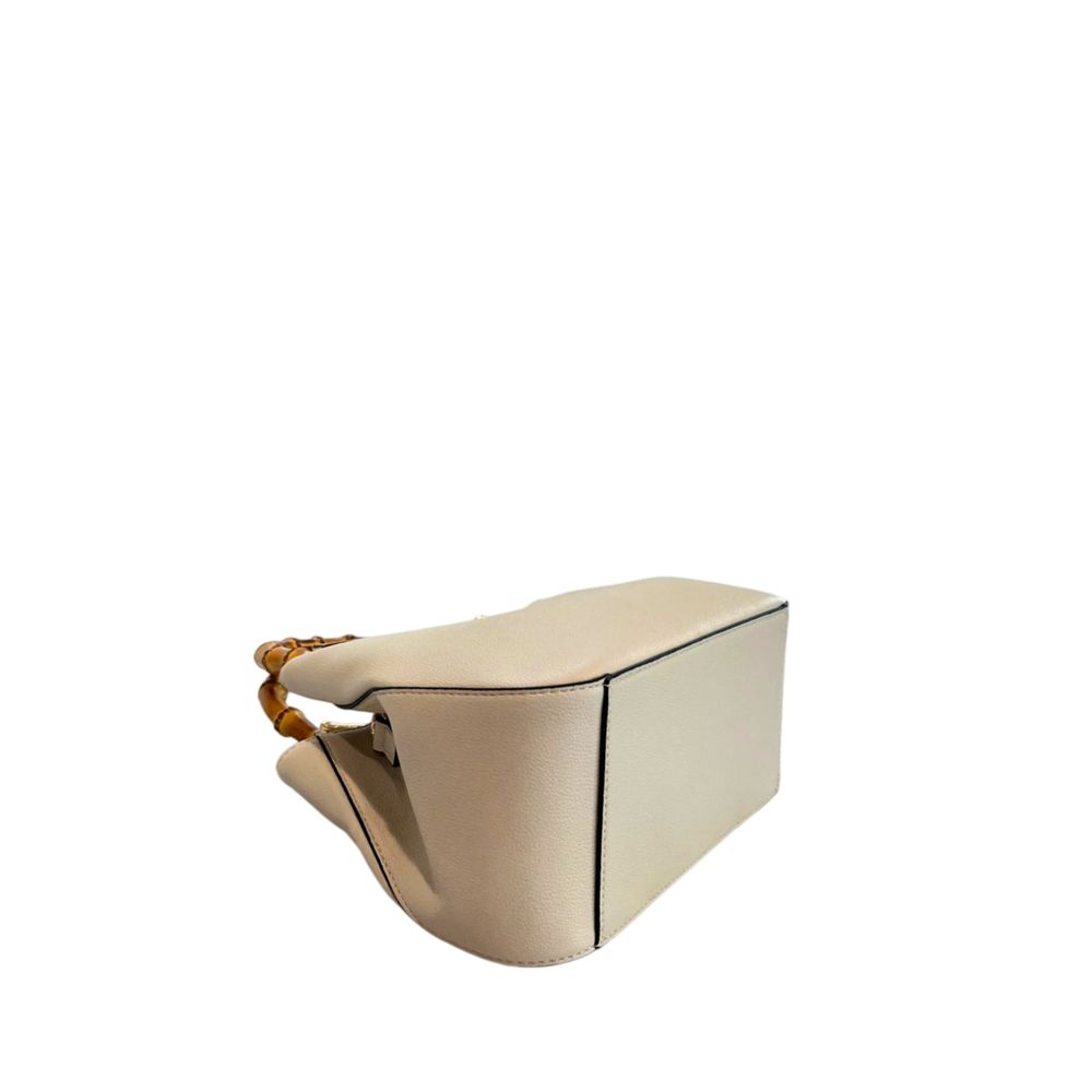 Twinset Beige PU Women's Handbag