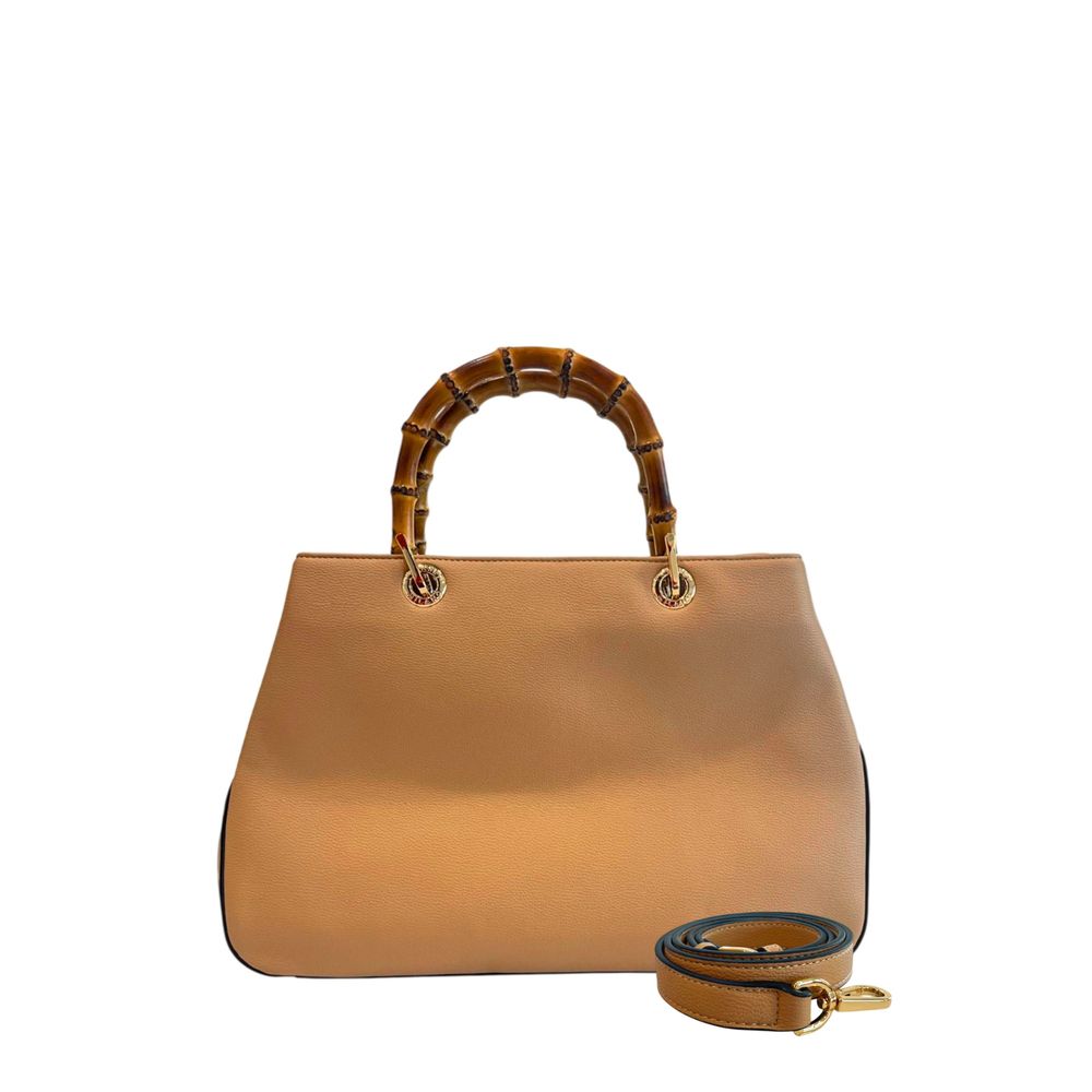 Twinset Brown PU Women's Handbag