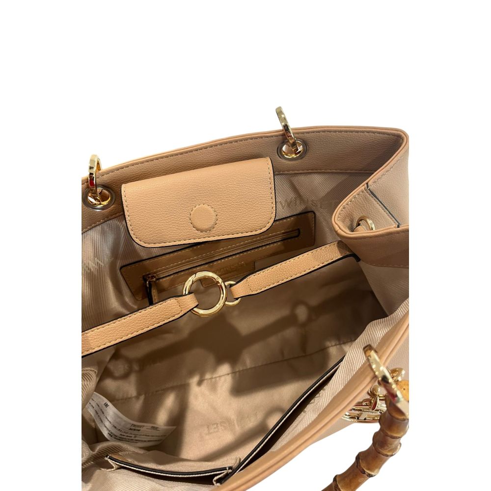 Twinset Brown PU Women's Handbag