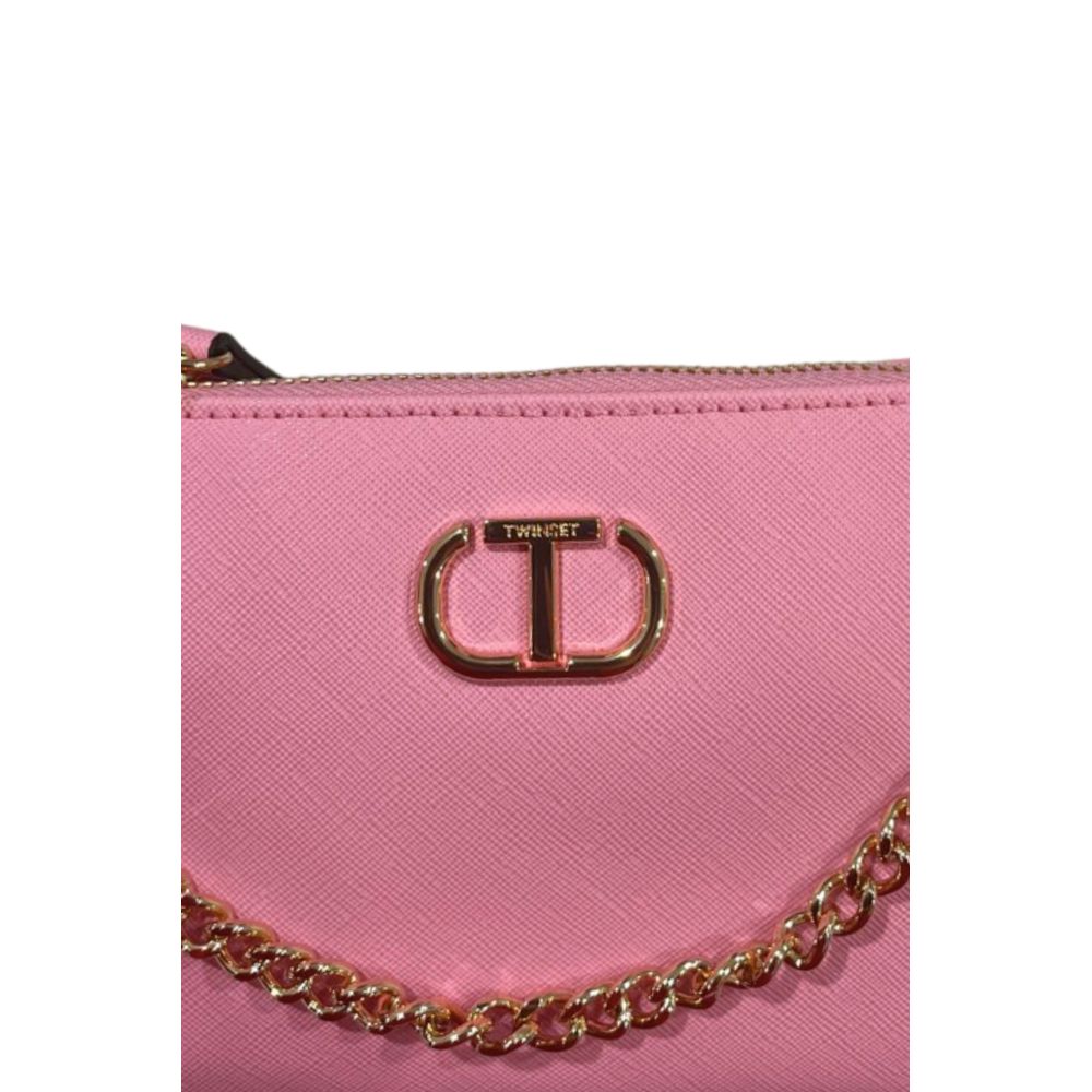 Twinset White PU Women's Handbag