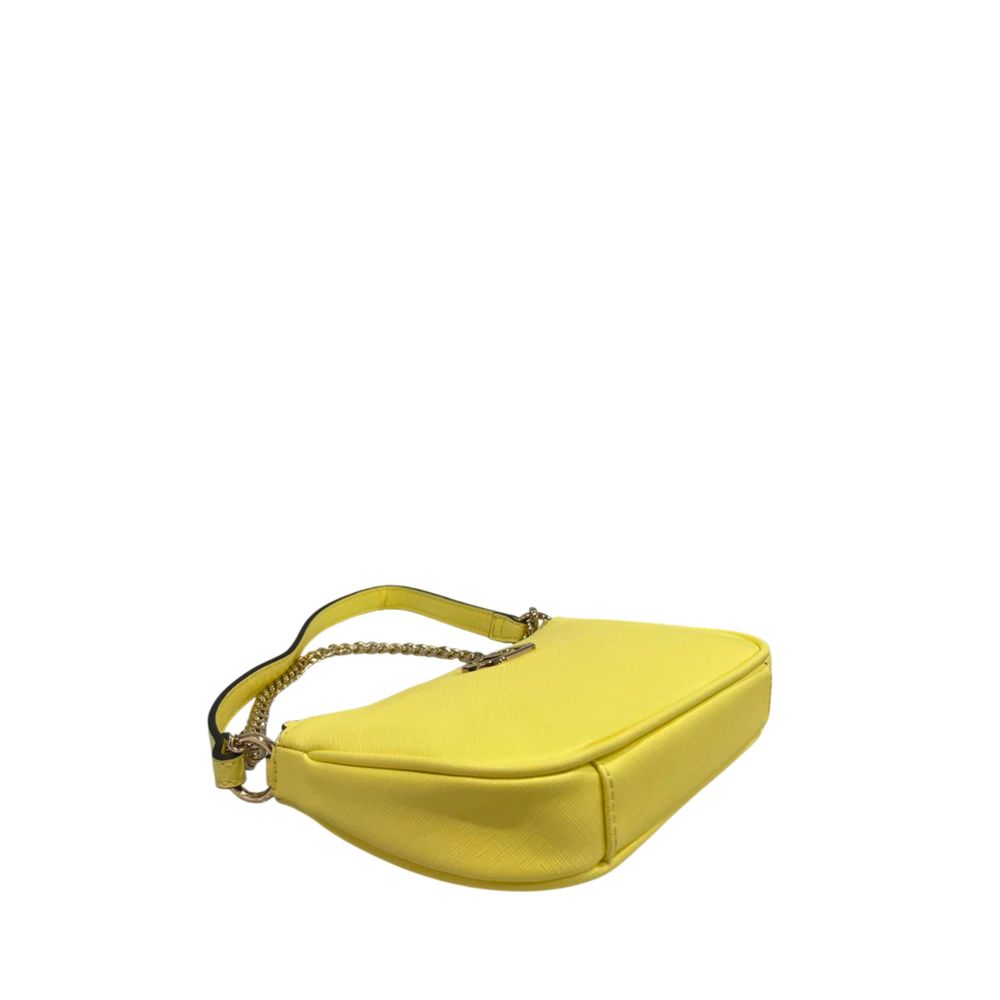 Twinset Yellow PU Women's Shoulder Bag
