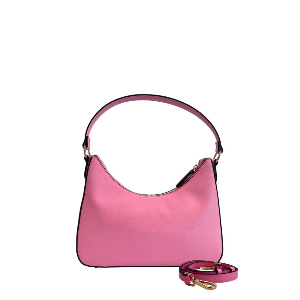 Twinset Pink PU Women's Shoulder Bag
