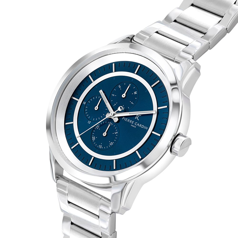 Pierre Cardin grijs roestvrijstalen horloge