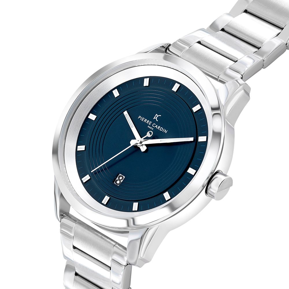 Pierre Cardin grijs roestvrijstalen horloge