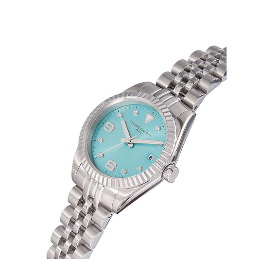 Pierre Cardin Gray Stainless Steel Dress Watch