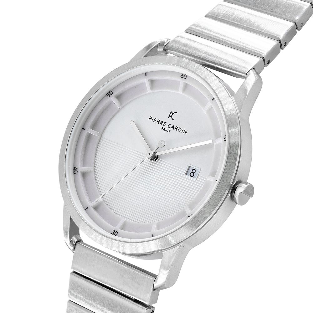 Pierre Cardin grijs roestvrijstalen horloge