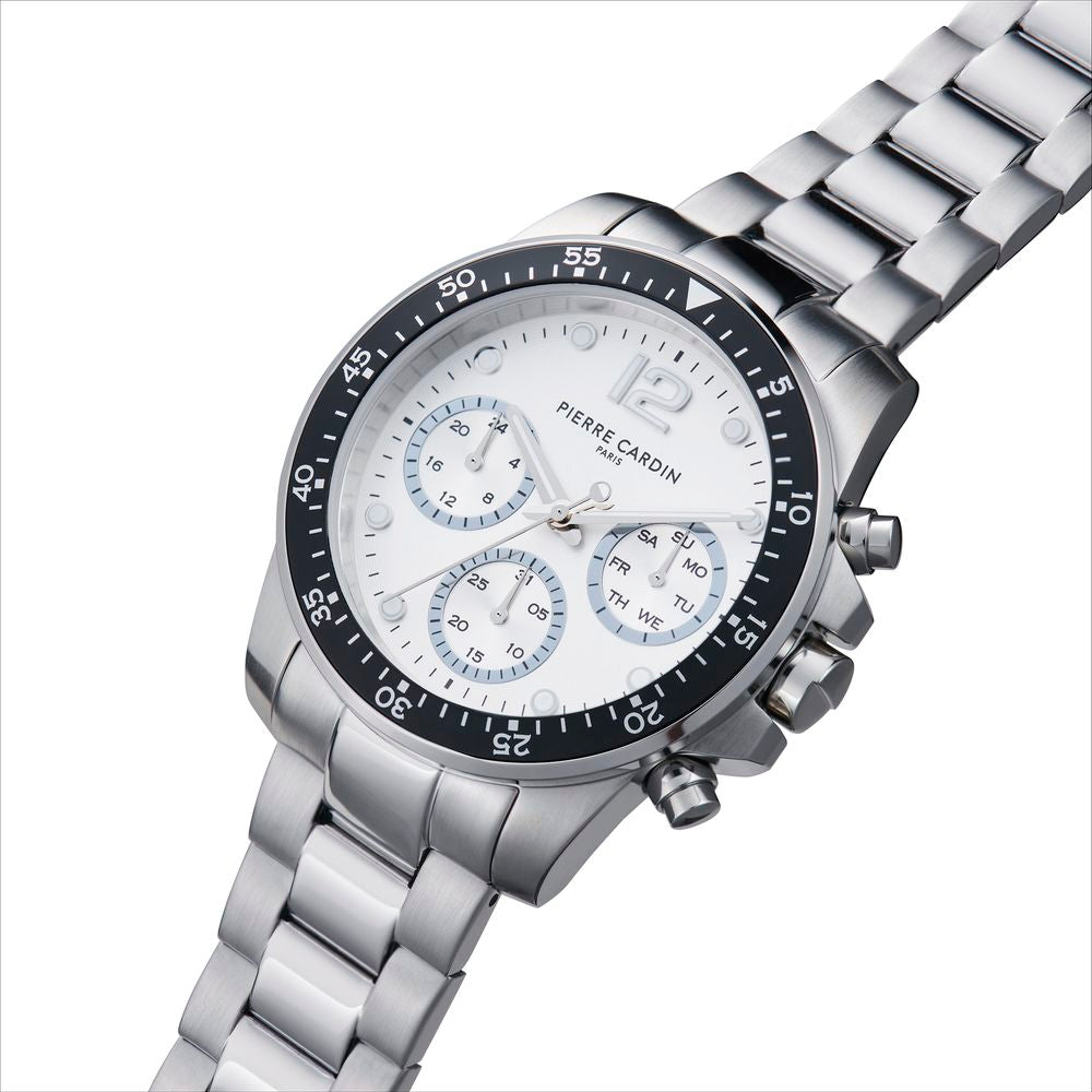 Pierre Cardin grijs roestvrijstalen horloge