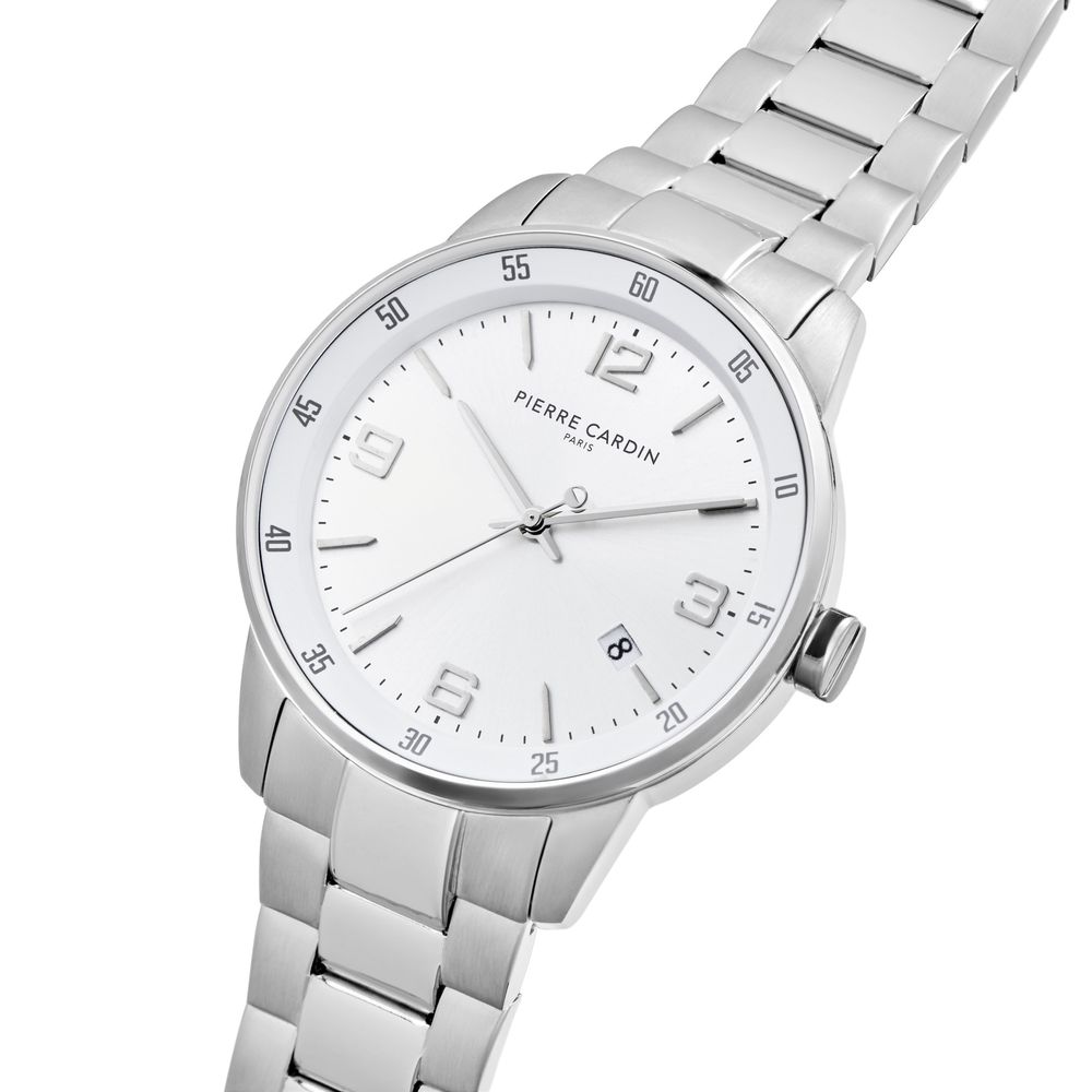 Pierre Cardin grijs roestvrijstalen horloge