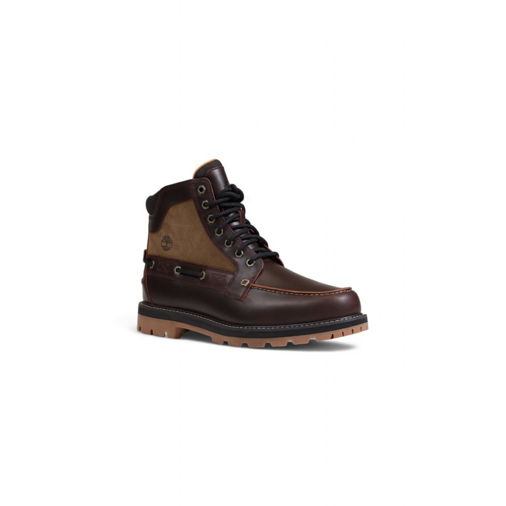 Bottes à lacets Timberland en tissu marron biosourcé