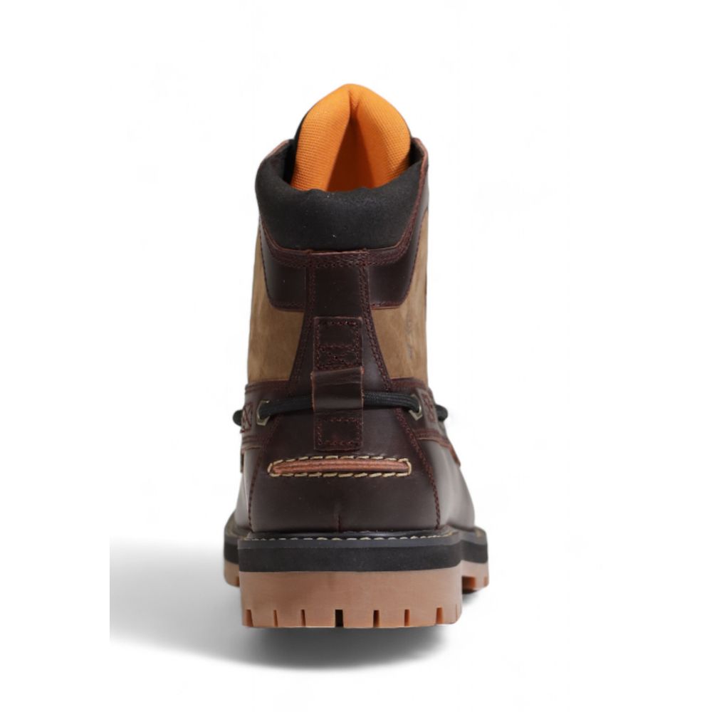 Bottes à lacets Timberland en tissu marron biosourcé