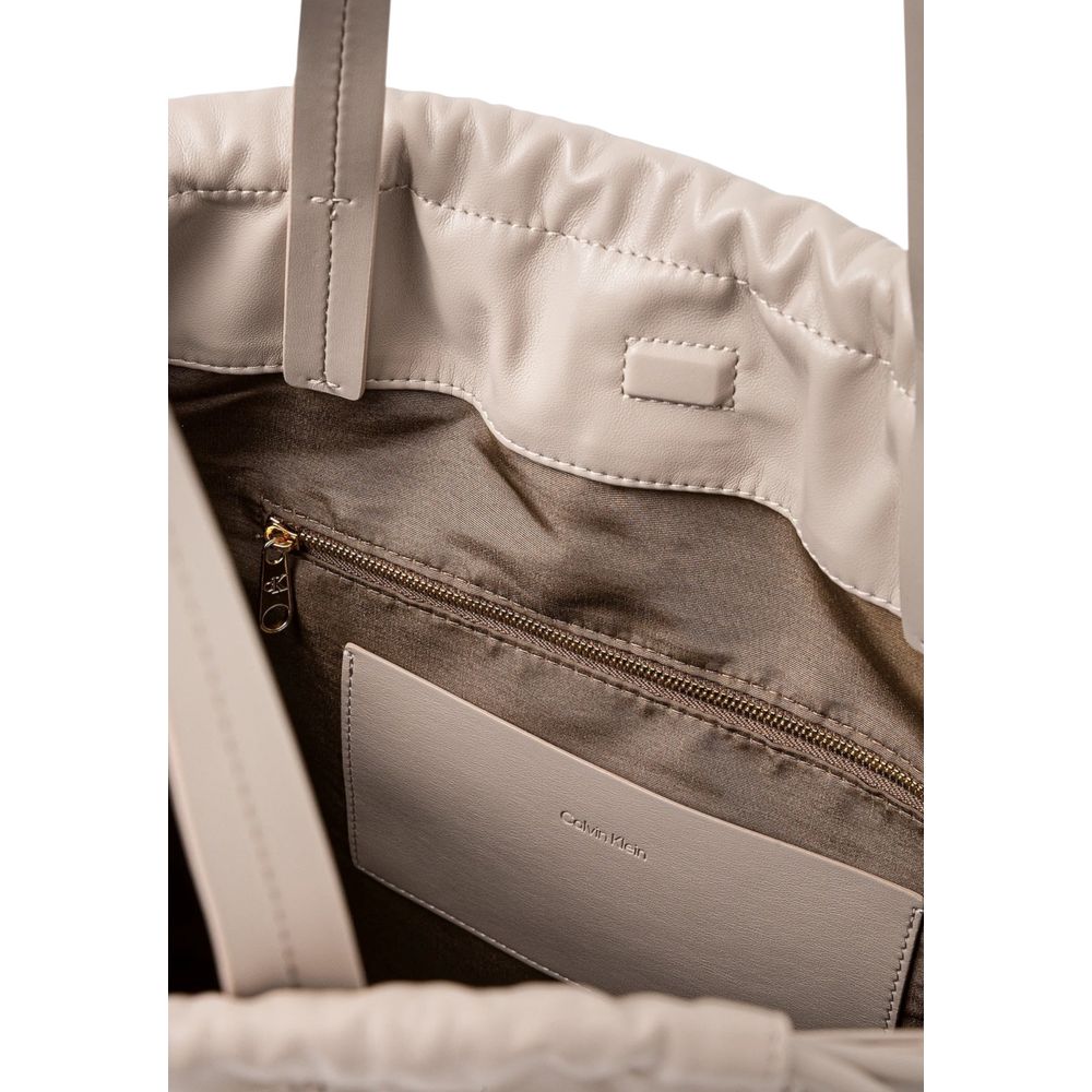 Calvin Klein Beige Polyethyleen Handtas