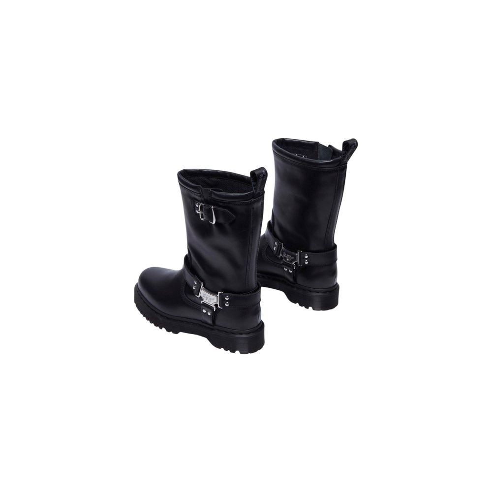Dr. Martens Zwarte Leren Veterschoenen