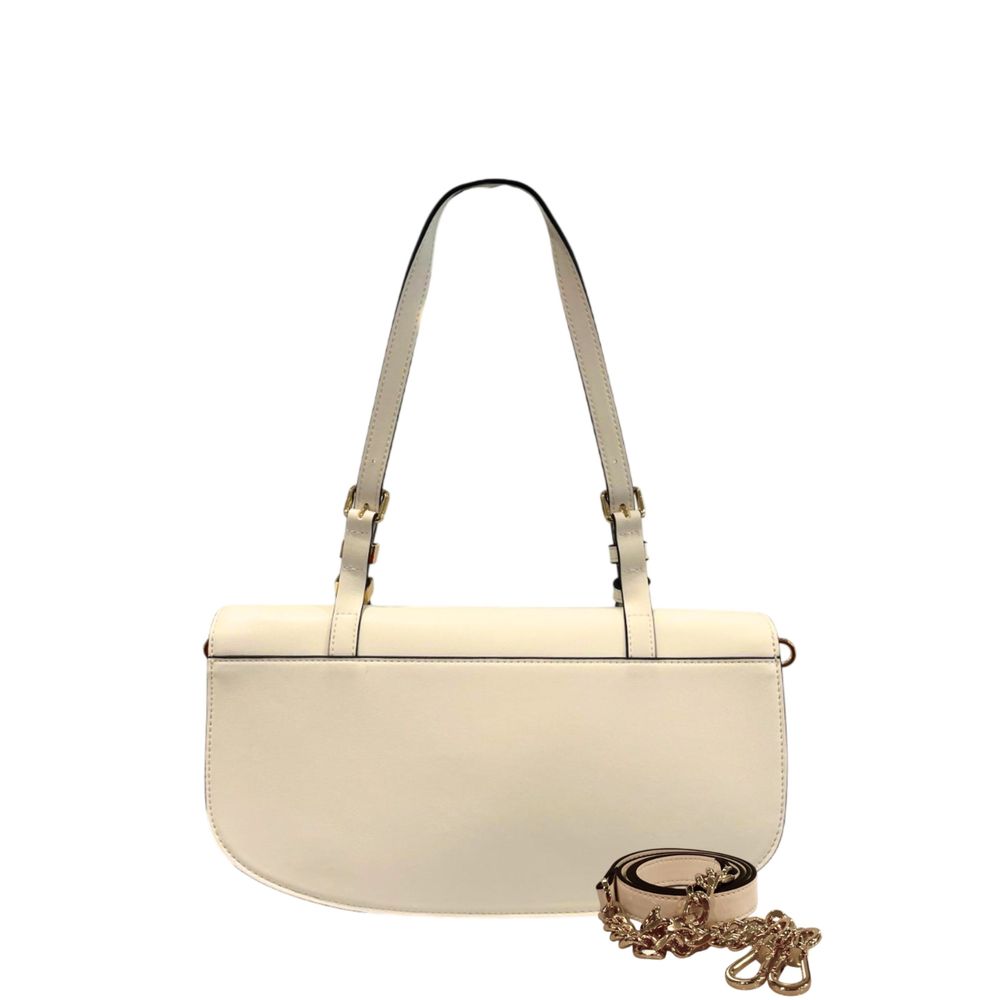 Twinset White PU Women's Shoulder Bag