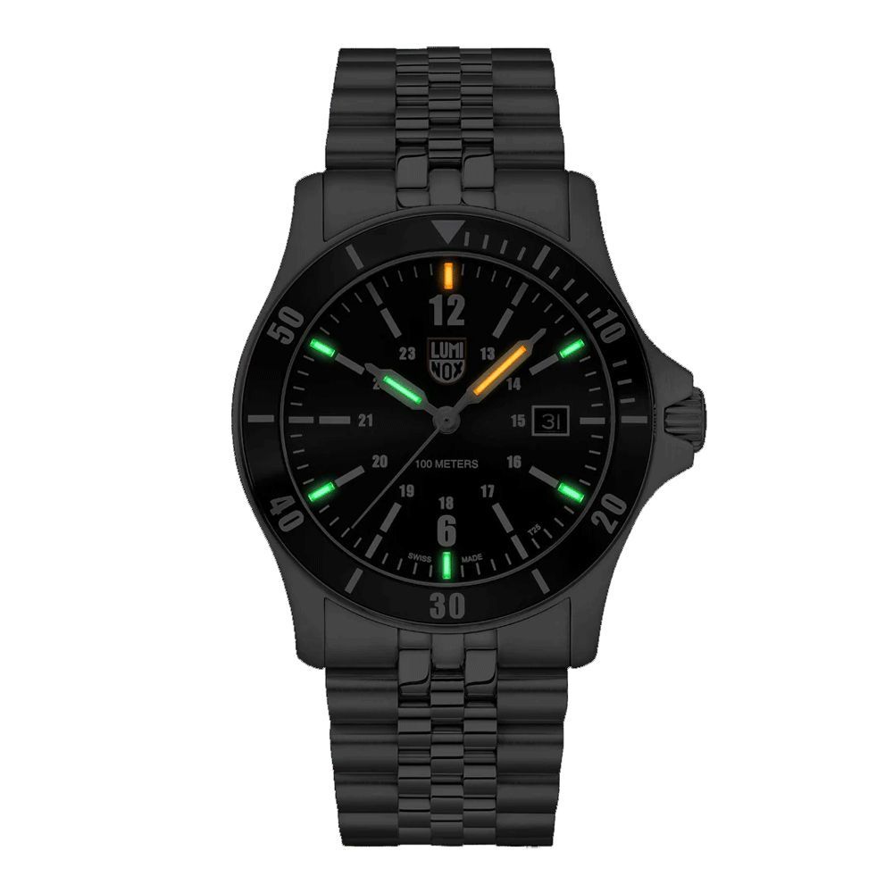 Luminox grijs roestvrijstalen sporthorloge