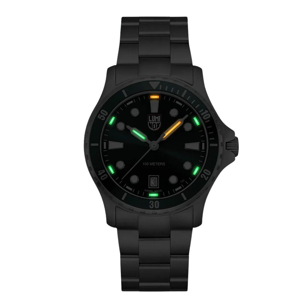 Luminox grijs roestvrijstalen sporthorloge