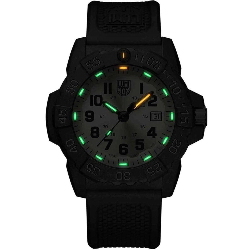 Luminox Zwart Rubberen Sport Horloge