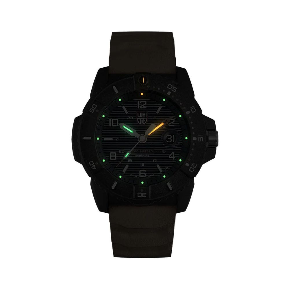 Luminox oranje rubberen sporthorloge