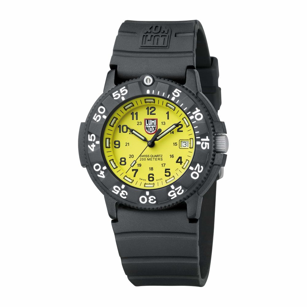 Luminox Zwart Rubberen Sport Horloge