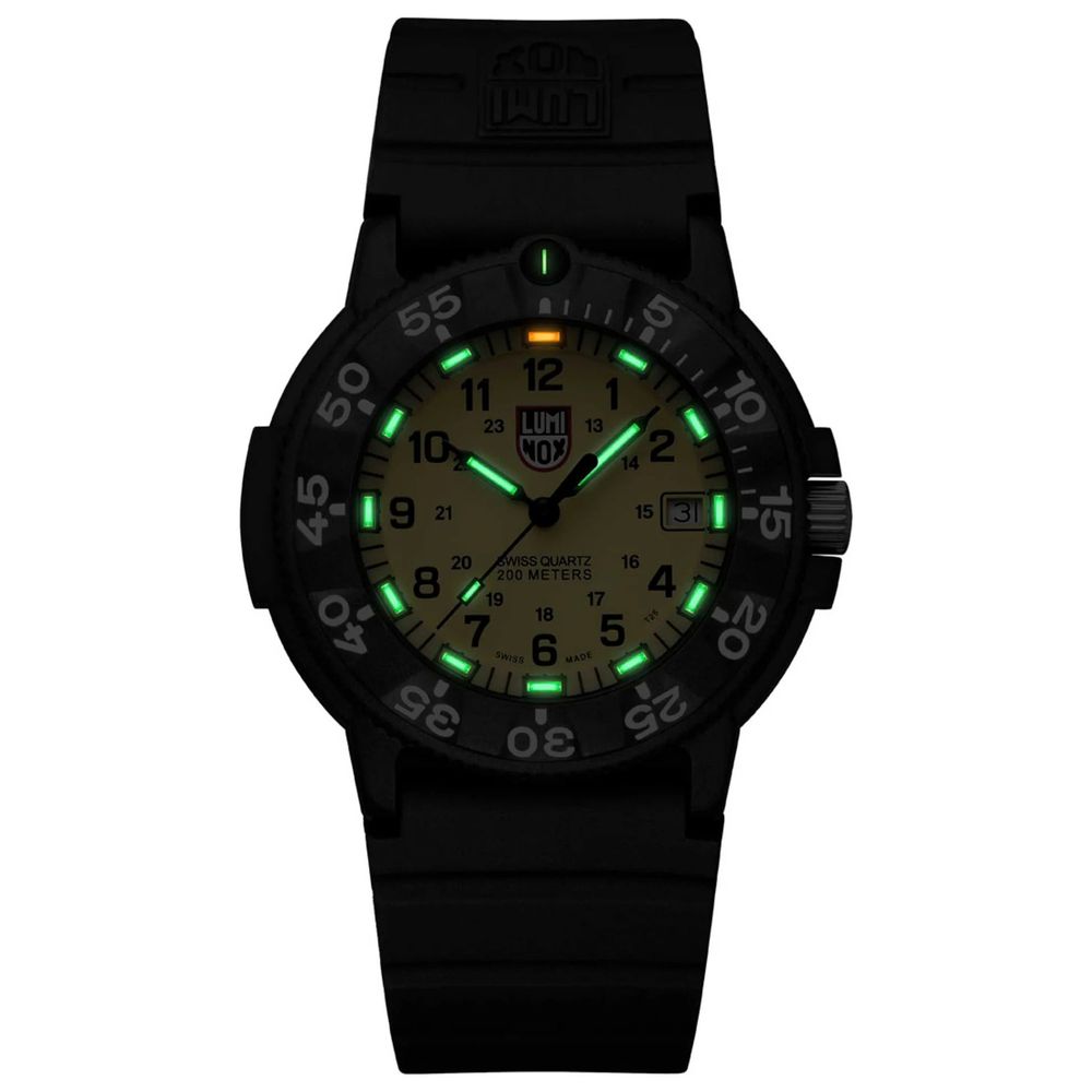 Luminox Zwart Rubberen Sport Horloge