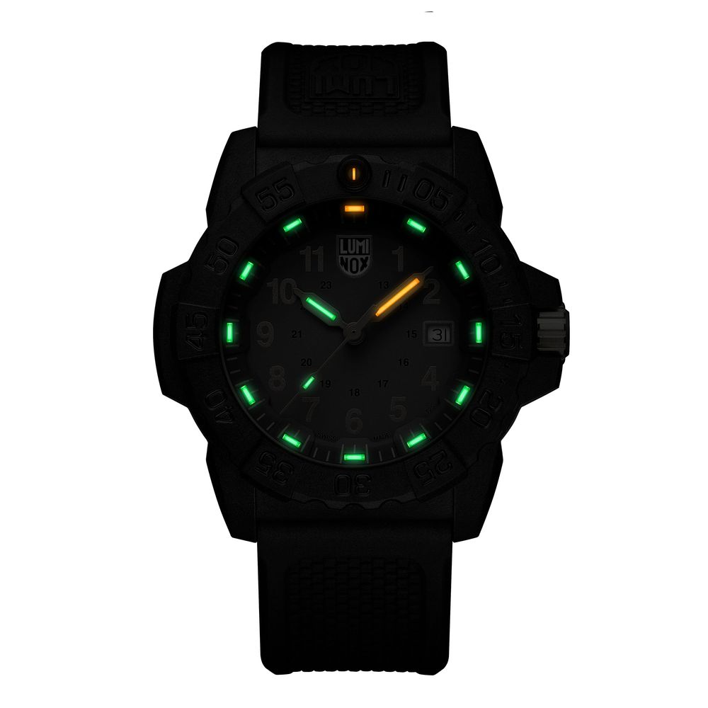 Luminox Zwart Rubberen Sport Horloge