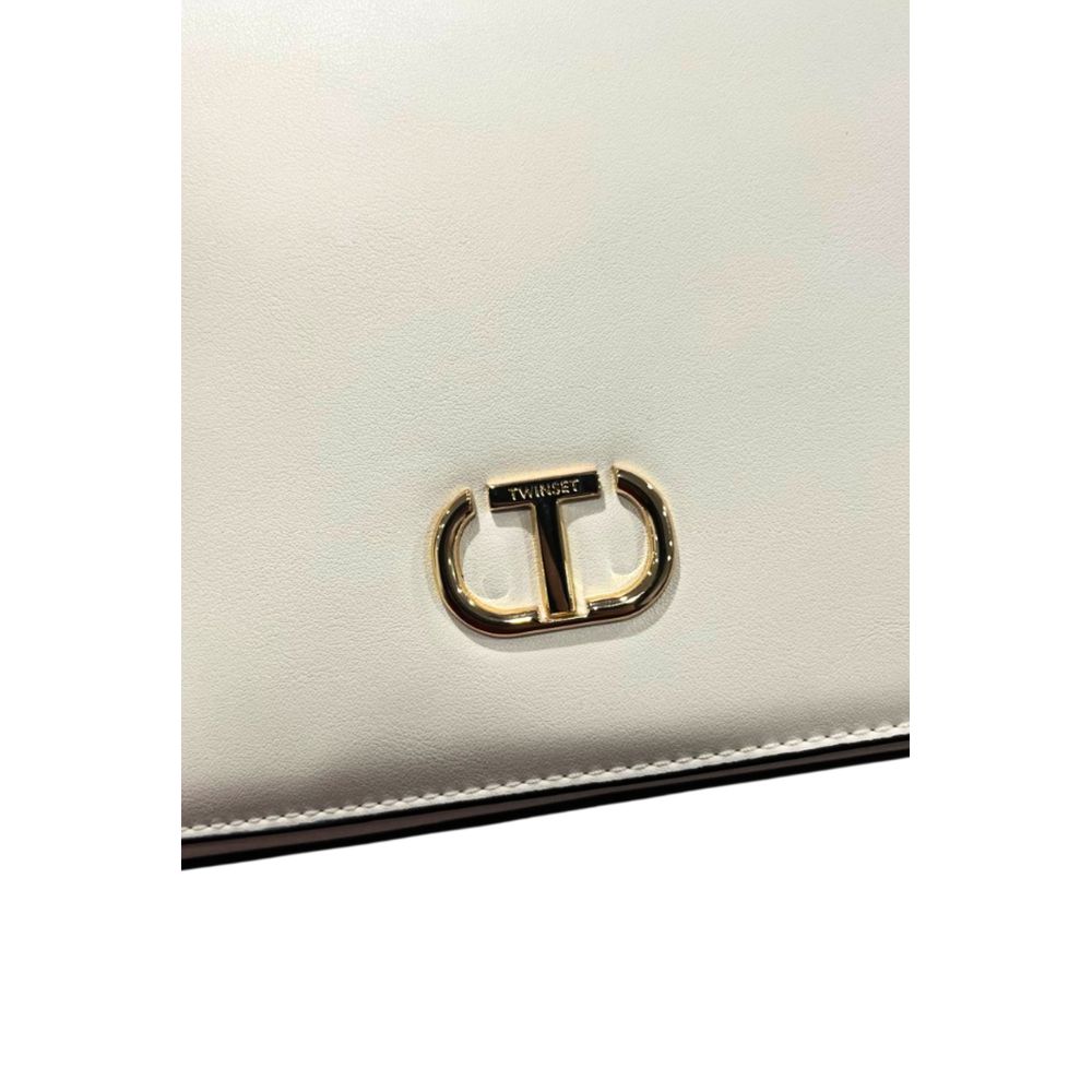 Twinset White PU Women's Crossbody