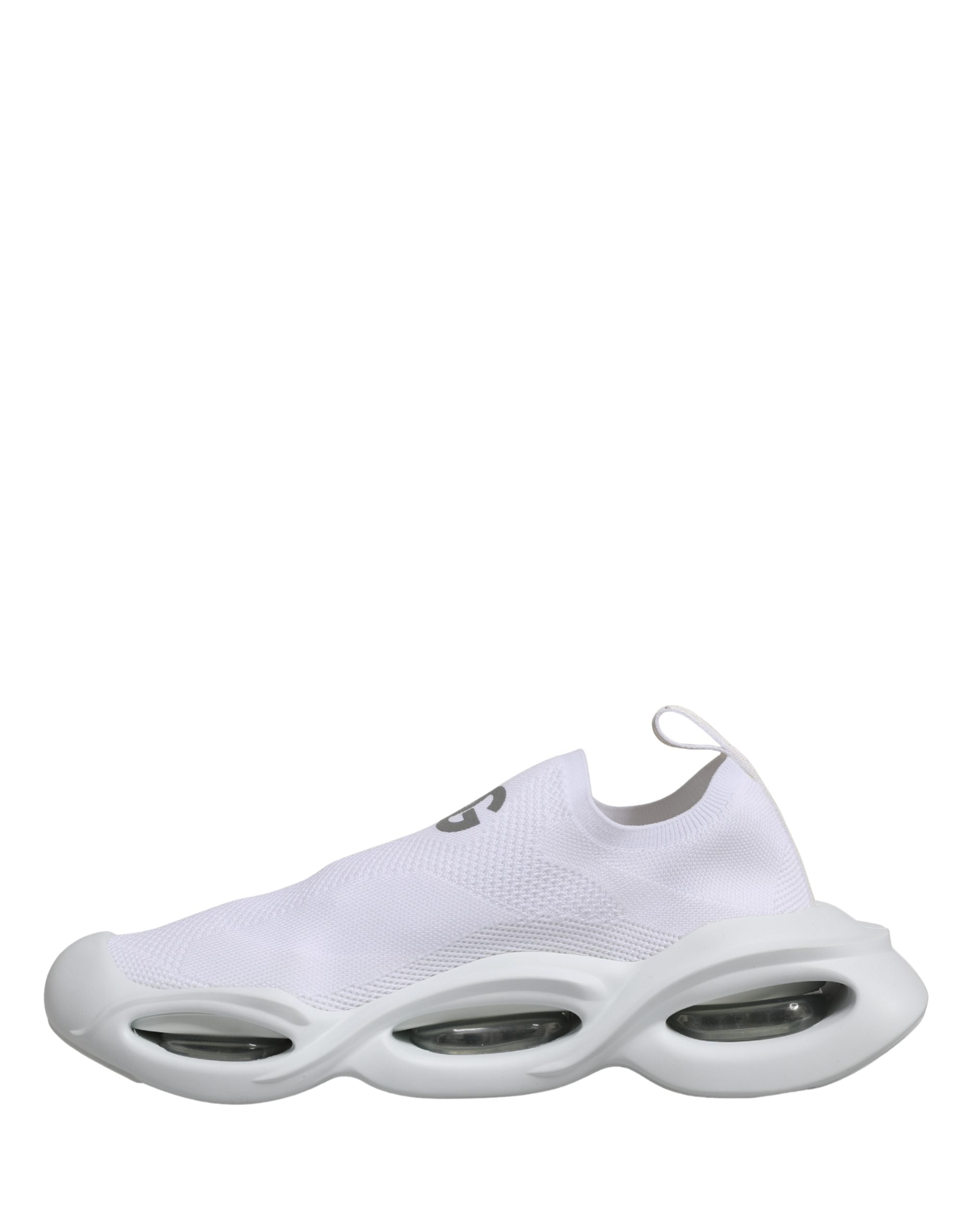 Dolce & Gabbana Witte Slip-On Wave Lage Sneakers Schoenen