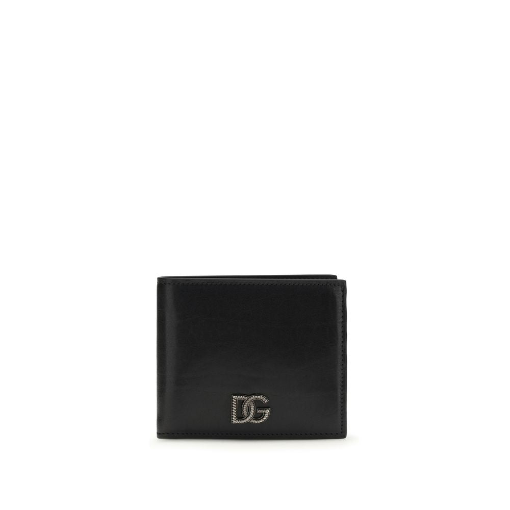 Dolce & Gabbana Zwarte Portefeuille van Kalfsleer (Bos Taurus)