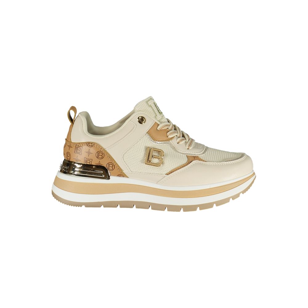 Laura Biagiotti Beige Polyurethaan Dames Sneaker