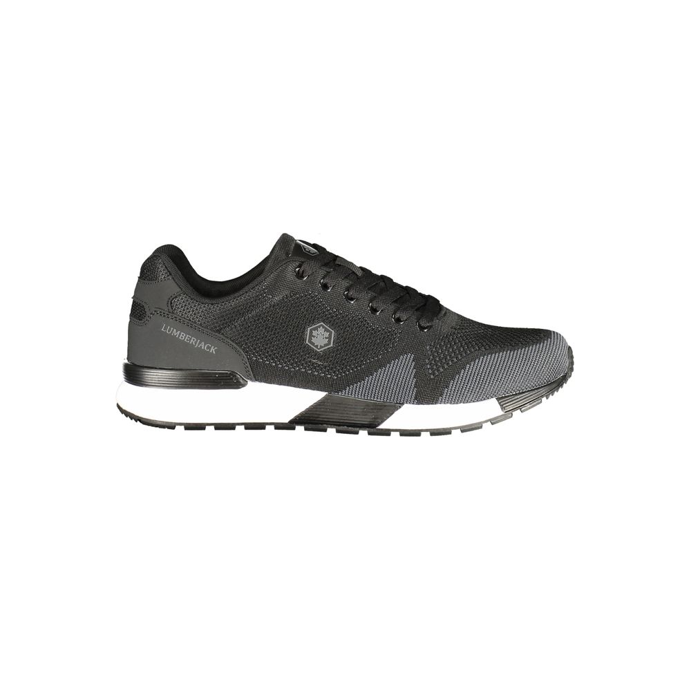 Lumberjack Black Polyester Heren Sneaker