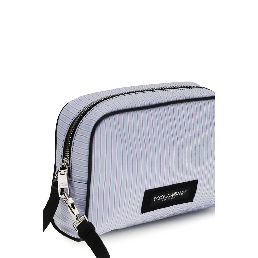 Dolce & Gabbana Blauwe Katoenen Handtas
